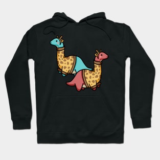 Cute dino long neck, giraffe dino, dinosaur Hoodie